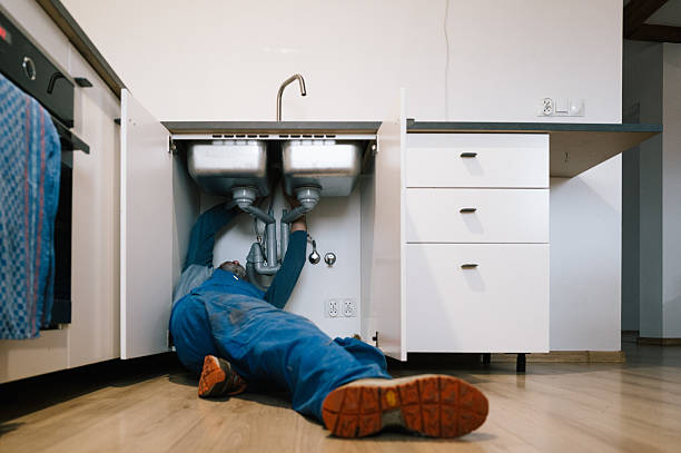Professional Plumbing technician working in Barneveld, WI